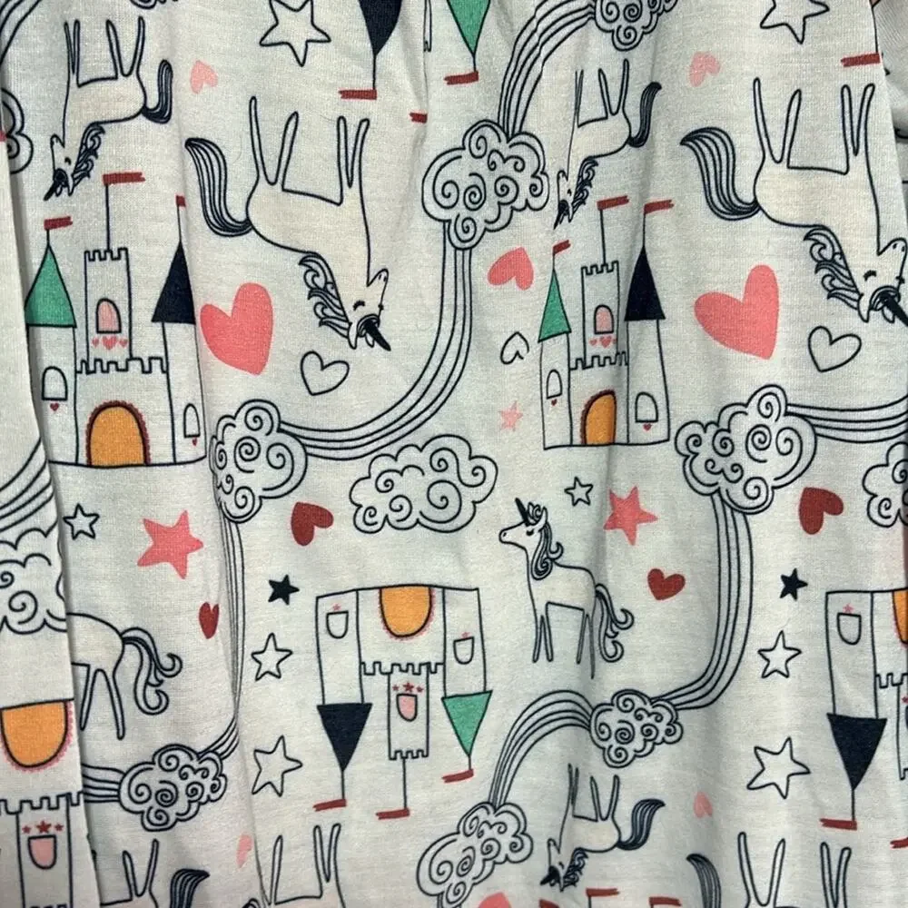 Gymboree S 5/6 nightgown bundle unicorn castle & presents same style nwot